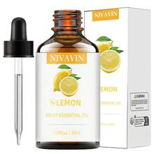 NIVAVIN 30ml/60ml/100ml Lemon Essential Oil, Pure Plant Extract, Refreshing And Invigorating, Air Freshening, Long-Lasting Fragrance, Suitable For Office, Home And Other Scenarios, Use With Aroma Diffuser - NIVAVIN Lemon - View 13