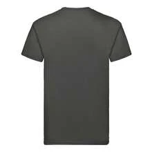 Fruit Of The Loom Mens Super Premium T-Shirt - Light Graphite - View 2