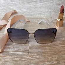 Gafas de Moda – Elegancia Salvaje para Mujer - Gris Oscuro - Ver 1