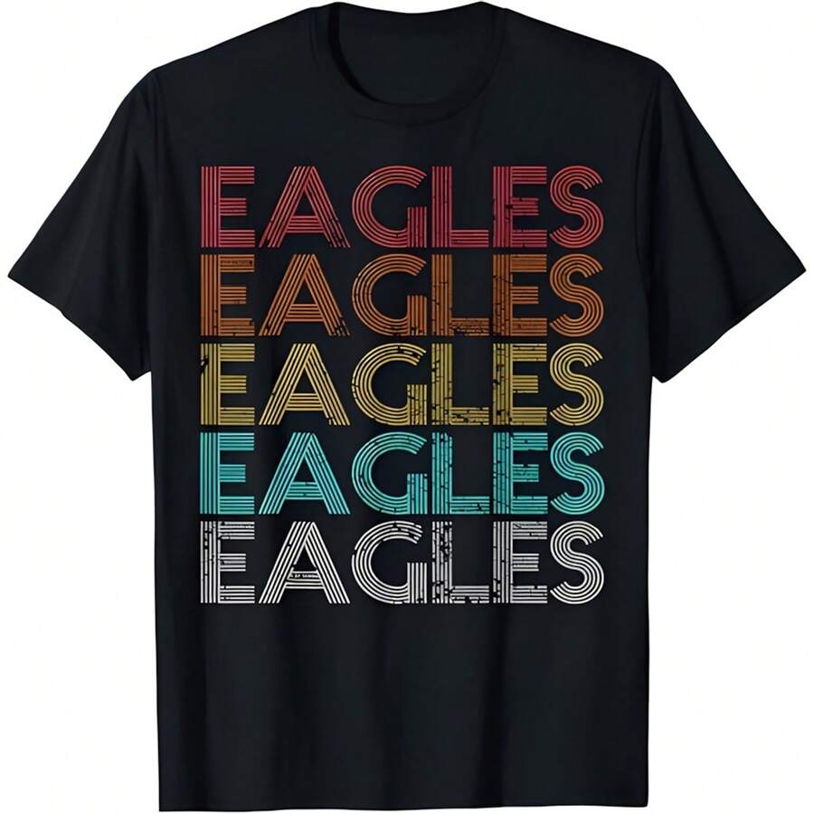 Retro Vintage T-Shirt - Negro - Ver 1