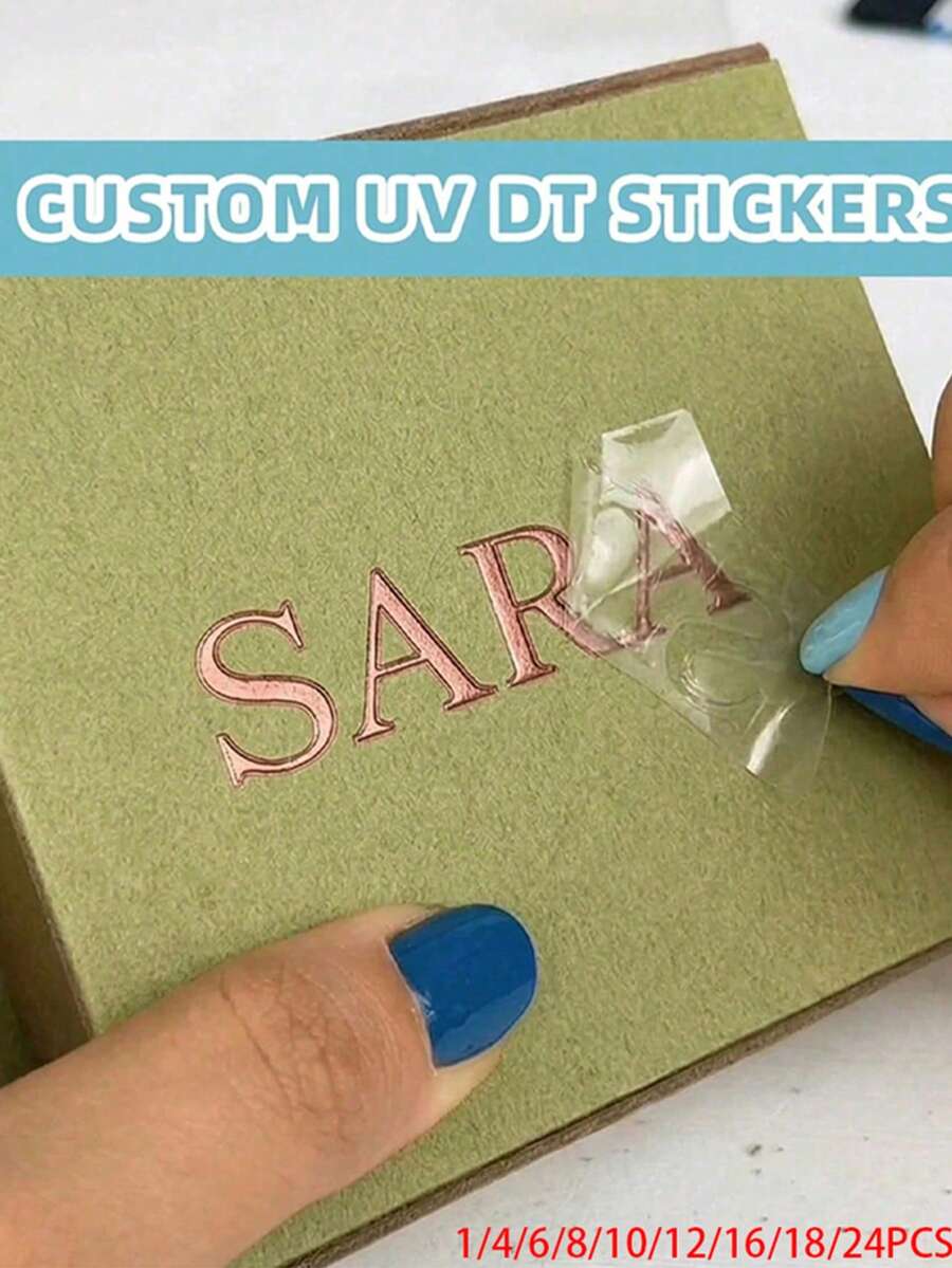 Pegatinas de texto personalizadas & Etiquetas personalizadas: Etiqueta de logotipo personalizada, estas pegatinas versátiles se pueden aplicar a frascos de especias, etiquetas de burbujas de boda o contenedores de almacenamiento de aperitivos. Adecuado para aniversario, Día de San Valentín, boda, inauguración de la casa - Multicolor - Ver 1