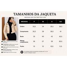 Women's Faux Leather Jacket With Zipper And Buttons - Slim, Modern And Elegant - Cropped Jacket - 米色 - 查看 3