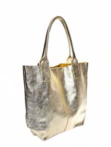 Roberta M Women Tote Bags - 金色 - 查看 3