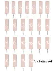 2-In-1 Foldable Comb And Makeup Mirror, Printed With A-Z Letters, Portable Keychain Comb Suitable For Women And Girls, Pocket Hair Comb With Chain, Can Be Used As Keychain Or Bag Charm | Personalized Handheld Mirror, Essential For Outdoor, Office And Back To School Travel, Suitable For All Hair Types Styling Tool - A - View 5