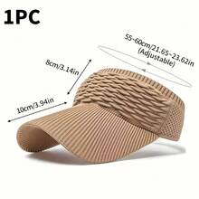 Women's Open Top Baseball Cap, Korean Style Outdoor Sports Sun Protection Hat, Duck Tongue Visor Cap - Multicolor - View 4