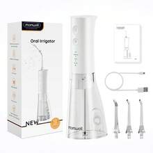 Mornwell 1Set F29 Portable Cordless Water Flosser For Teeth, 300ml USB Rechargeable Travel Teeth Cleaner, 3 Modes, IPX7 Waterproof With 3 Jet Tips For Daily Oral Care - Multicolor - View 10