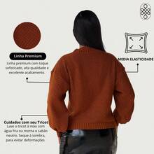 Knitted Winter Blouse With Crochet Detail - Lucky Blogger - 瓦 - 查看 3