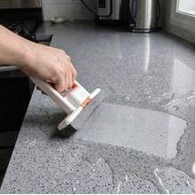 1pc - This Slouchy Desktop Mini Mop Does Not Require Hand Washing, Has Strong Water Absorption, And Powerful Stain Removal. Portable Design, Can Be Hung Up For Storage, Labor-Saving And Efficient. Suitable For Dry And Wet Cleaning System, Applicable For Bathroom, Kitchen And Desktop Glass Mini Mop. - A - View 2