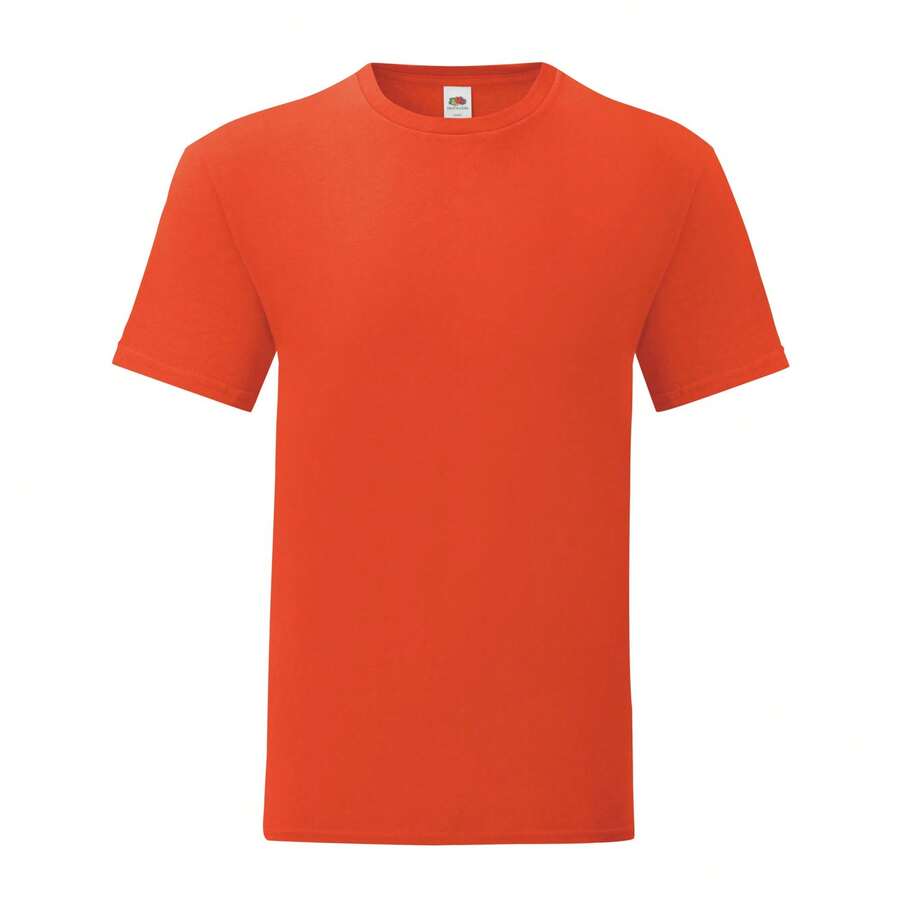 Fruit Of The Loom Mens Iconic 150 T-Shirt - Flame - 查看 1