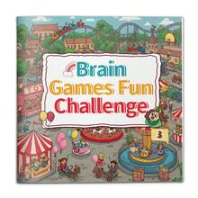English Children's Educational Game Book Set, Fun Puzzle Activity Book, Improves Logical Thinking, Concentration, Memory And Hand-Eye Coordination - English Educational Puzzle Books for Children - View 14