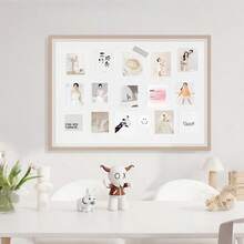 1pc Large Size Decorative Board, Multi-Purpose Photo Display Board, Office And Home Message Board Felt Board, Drill-Free Display Board Background Wall, Multi-Purpose Message Board, Suitable For Home, Study, Office Work, Christmas New Year Decoration, Photo Display, Message, Etc. - 1PC - View 4