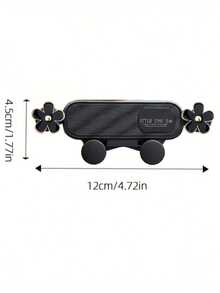 Car Phone Holder Oil Drop Flower Design Air Vent Mount Universal Horizontal/Vertical Navigation Bracket Stable Anti-Drop Auto-Locking - One Size Fits All - View 8