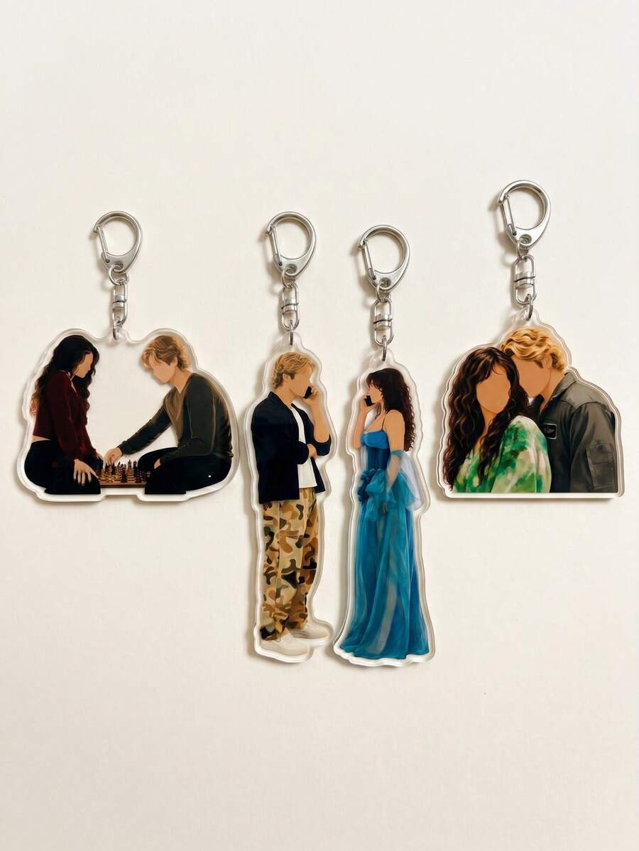 1/4 Pcs Off-Campus Acrylic Keychains, Dean&Allie Romantic Moments, High ...