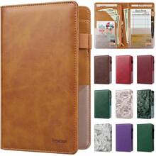 ServerBooks Waitress,Leather Waiter Book With Zipper Pocket, Server Booklet Restaurant Waitstaff ,Check Book Holder Money Pocket Fits Server Apron - 1 - View 1