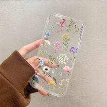 Fresh And Colorful Small Floral  13/14 Case, Painted  17PM Fine Hole Protective Cover - Transparent Soft Case - ZJ4459 - View 3