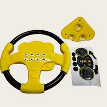 Children's Realistic Steering Wheel Toy - Features Sound Effects, And Music; An Educational Toy For Learning Traffic Rules. Simple And Easy To Play,A Perfect Birthday Gift For Boys And Girls Ages 3+ (Not Included 2 AA Batteries). - Multicolor - View 13
