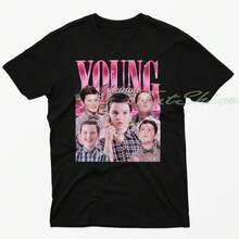Vintage Style Young Sheldon T-Shirt, 90s Retro Fan Tee,100% Cotton Algodón Transpirable,Ideal Para El Estilo Casual Y ,Oversize T-Shirt - Black - View 1