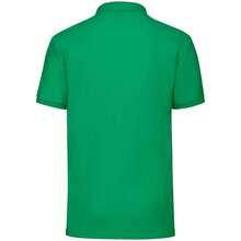 Fruit Of The Loom Mens Pique Polo Shirt - Kelly Green - View 2