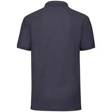 Fruit Of The Loom Mens Pique Polo Shirt - Deep Navy - View 2