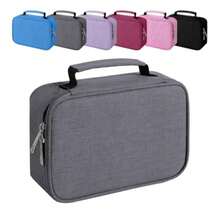 Estuche para Lápices de Gran Capacidad 72 ranuras Multifuncional Bolígrafos de gran capacidad Porta fundas con 2 fundas extraíbles Portátil Estuche para Lápices de Multifuncional - negro - Ver 2