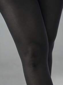 Legging Hitam Polos Klasik - Pakaian Wajib Sehari-hari, Seksi untuk Pesta di Klub Malam - Hitam - View 4