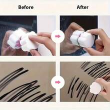 1Pc Cat Paw Cleaning Sponge, Streak-Free Reusable Scrubber For Glass, Mirrors, Bathroom & Kitchen, Non-Scratch Ergonomic Grip, Multi-Surface Stain Remover For Shower Doors/ Tiles - 1pc - View 5