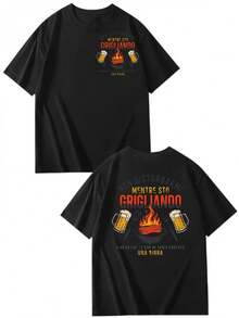 Men T-Shirts - Black - View 1
