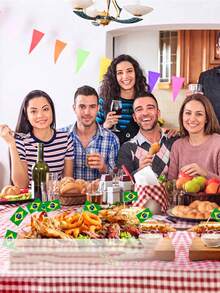 50/100/200 piezas Palillos con Bandera de Brasil - Perfectos para Decorar Cupcakes, Cócteles y Aperitivos | Adecuados para Fiestas, Bufés y Eventos Especiales, Palillos de Cóctel, Mini Banderas, Decoraciones de Cupcakes, Palillos con Bandera, Decoraciones de Fiesta, Celebraciones, Bar de Cócteles, Banderas para Pasteles, Suministros para Fiestas - A - Ver 8