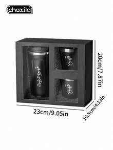 choxila 1件/3件組 不鏽鋼咖啡杯，冰美式咖啡杯，戶外露營水杯，茶杯 - 保溫杯套裝 - 查看 8