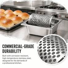 1 pieza Rodillo giratorio de acero inoxidable para untar mantequilla, rueda de mantequilla para pan, tostadas, sándwiches y pasteles, fácil de limpiar, utensilio de cocina para uso diario - Multicolor - Ver 4