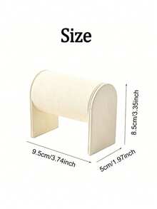 1pc Microfiber Watch Display Stand, Watch Holder, Watch Bracelet, Anklet, Beaded Necklace Display Rack And Photography Prop, This Rack Can Be Used As A Storage Rack For Watches, Necklaces, Bracelets And Bangles, Suitable For Men And Women As Holiday Gifts And Jewelry Storage - Bracelet/watch Stand - View 5