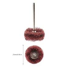 40pcs Mini Drill Abrasive Brush Nylon Buffing Polishing Wheel Sanding Head 3mm Shank Buffs Rotating Tool Accessories - Multicolor - View 4