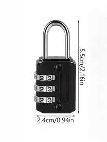 1pc Durable Key Storage Lock Box, 4-Digit Combination Safe, Waterproof Wall-Mounted Key Organizer Box For Outdoor Use, Secure Spare Key Storage Suitable For Home, Vacation Rental And Construction Site - A - View 11