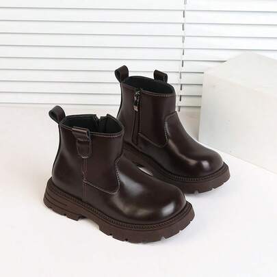 1 Pair Children's Fashion Boots, Soft Breathable Fabric, Lightweight Shock-Absorbing Anti-Slip Sole, Caring For Baby's Little Feet. Multiple Colors Available, Suitable For Running And Jumping, Essential For Cute Kids!
