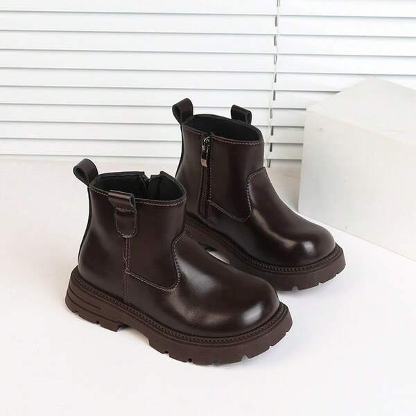 1 Pair Children's Fashion Boots, Soft Breathable Fabric, Lightweight Shock-Absorbing Anti-Slip Sole, Caring For Baby's Little Feet. Multiple Colors Available, Suitable For Running And Jumping, Essential For Cute Kids!