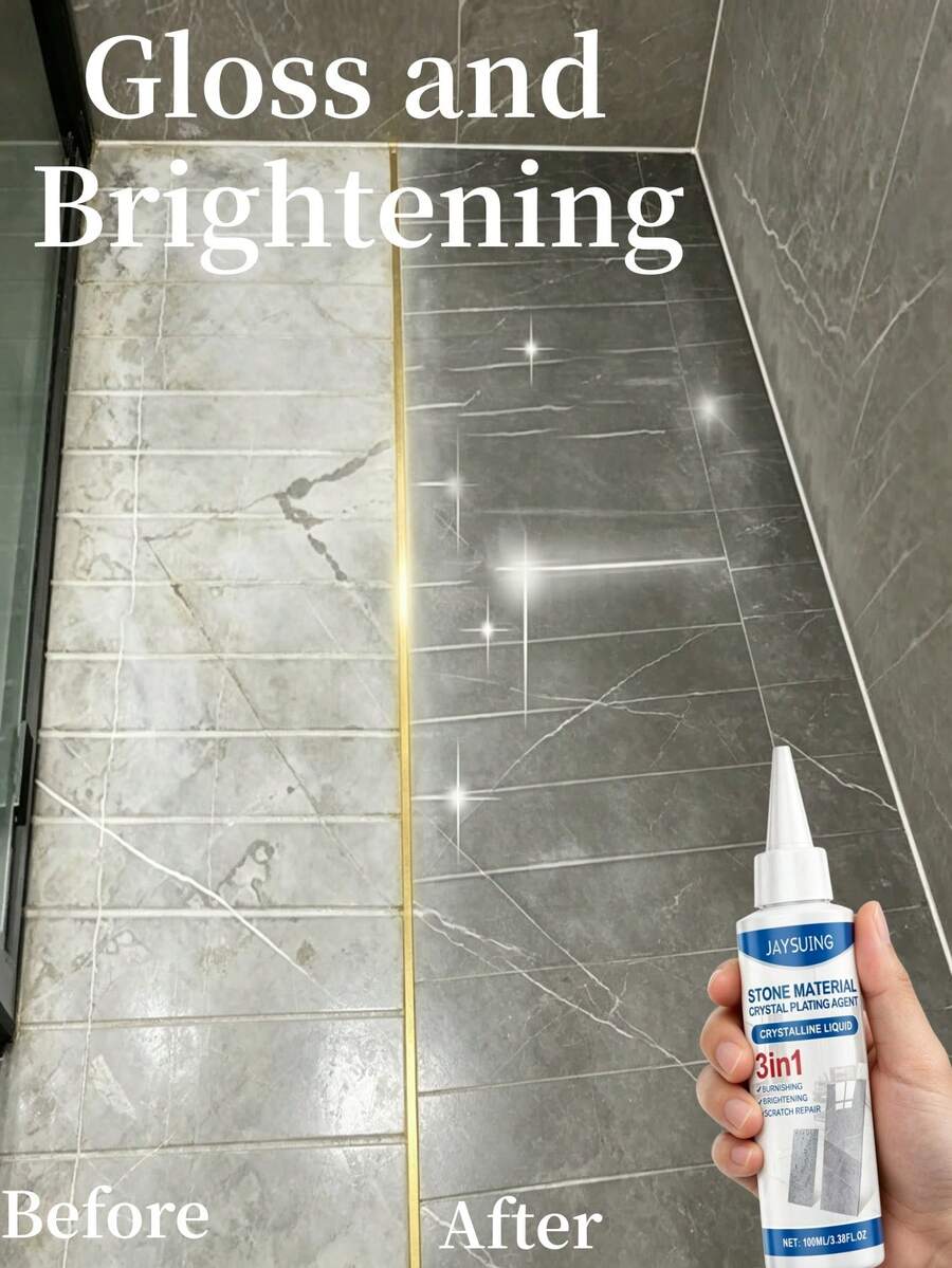 JAYSUING 1pc/100ml Stone Nano Coating Spray, 3-In-1 Cleaning, Polishing, Repairing/Refurbishing, No Need For Multiple Bottles, Simplifies Home Care Process, Saves Time And Effort, Great Gift For Friends And Family, Holidays, Valentine's Day And Halloween, Highly Effective Cleaning Product