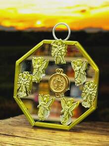 Espejo Decorativo Y Místico 7 Arcángeles - Protección Y Energía Angelical - 1PC - Ver 2