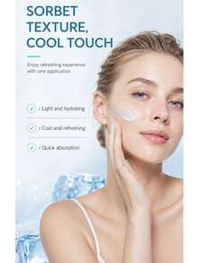1pc 50G Vitamin C/Salicylic Acid/Niacinamide Facial Smoothing Cream, Cooling Oil Control, Improves Skin Roughness, Radiance, Brightens Skin Tone, Soothes And Repairs Skin Barrier - Smoothie - View 12