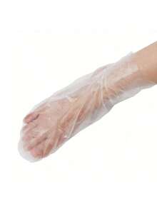 100/300/500pcs Transparent Disposable Foot Mask Bags, Foot Bath SPA Foot Mask Anti-Cracking Foot Care Tool Storage Bags - Multicolor - View 8