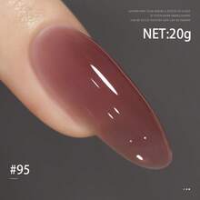 PERFECT COLOR 20g 橡膠底層建構凝膠，適合弱甲，裸粉色指甲強化劑，自動找平頂部建構凝膠，附雙頭刷，可卸除 UV LED DIY 美甲必需品 - 彩色 - 查看 23