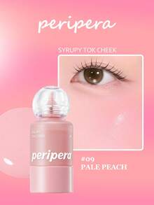 PERIPERA 持久水润腮红液，全天保湿，丝绒般柔滑质地，自然可爱珠光，轻盈易推开，持久打造柔和透亮红润妆效，呈现宛若天生的自然光泽，清新透亮肤色，韩国彩妆，节日礼物，母亲节礼物，9克/0.32盎司 - 09 - 查看 2