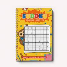 兒童數獨教育練習本，包含趣味數字遊戲、邏輯挑戰、數學練習與腦力訓練活動，適合兒童日常教育學習，返校季適用 - 彩色 - 查看 9