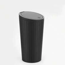 Papelera redonda de alta calidad para el coche con tapa, caja de almacenamiento de basura para el coche, diseñada para adaptarse a la mayoría de los portavasos y reposabrazos, adecuada para el almacenamiento en el coche, el hogar, los viajes por carretera y las salidas familiares, un accesorio esencial para todo propietario de automóvil, un regalo perfecto para nuevos conductores y entusiastas de los viajes por carretera, accesorio de decoración interior del coche - Multicolor - Ver 17