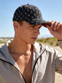 Gorra de béisbol de unicolor con forro de estampado de leopardo, desgastada, a prueba de viento, protección solar, protección UV, diseño 3D, plegable, de moda y versátil, estilo elegante, suave y cómoda, transpirable, multifuncional, ilumina el cutis, hace que la cara se vea talla grande pequeña, adecuada para la playa, salidas, senderismo, ciclismo - A - Ver 5