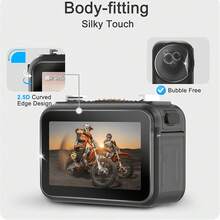 [3+1pc] Screen Protector Set, Compatible With DJI Osmo Nano, 3pcs Ultra HD 9H Hardness Tempered Glass + 1pc Rubber Lens Cap, Scratch-Resistant, Anti-Fingerprint, Bubble-Free, Nano Additional Protection For Camera - View 5