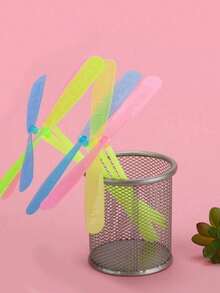 10pcs Random Color Plastic Dragonfly Flying Toys, Suitable For Outdoor Interactive Entertainment, Dragonfly Helicopter Toys, Random Color, Random Style - Multicolor - View 6