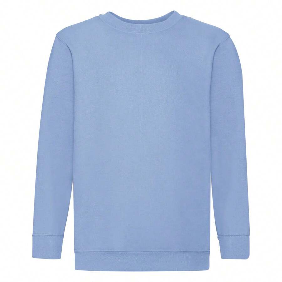 Fruit Of The Loom Childrens Unisex Set In Sleeve Sweatshirt (Pack Of 2) - Sky Blue - View 1