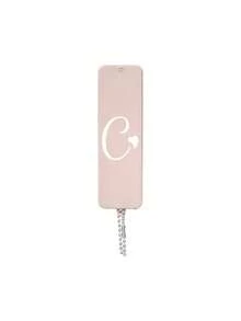 2-In-1 Foldable Comb And Makeup Mirror, Printed With A-Z Letters, Portable Keychain Comb Suitable For Women And Girls, Pocket Hair Comb With Chain, Can Be Used As Keychain Or Bag Charm | Personalized Handheld Mirror, Essential For Outdoor, Office And Back To School Travel, Suitable For All Hair Types Styling Tool - A - View 18