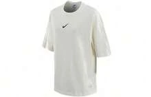 Nike Sportswear Classic Logo Short-Sleeve T-Shirt With Straight Shoulder Sleeve For Sporty And Casual Wear, Suitable For Running And Training - White - View 10