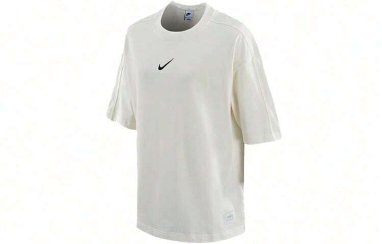 Nike Sportswear胸口經典Logo運動休閒透氣跑步訓練短袖正肩袖T卹 - 白色 - 查看 10